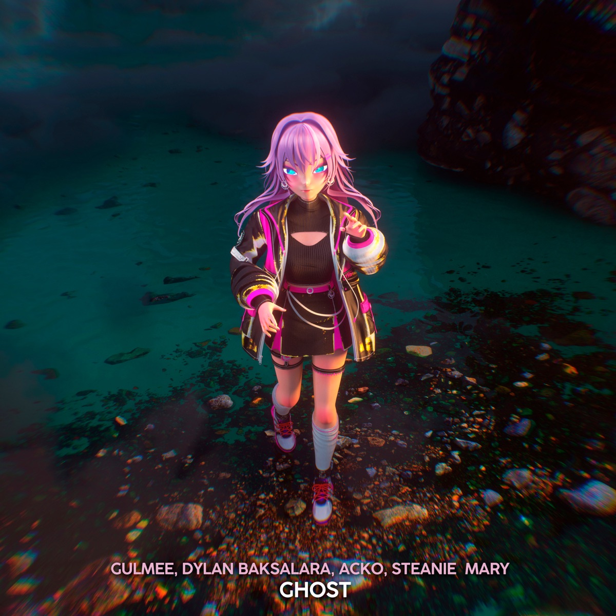 Ghost (feat. Steanie Mary) - Single by Gulmee, Dylan Baksalara & Acko album cover