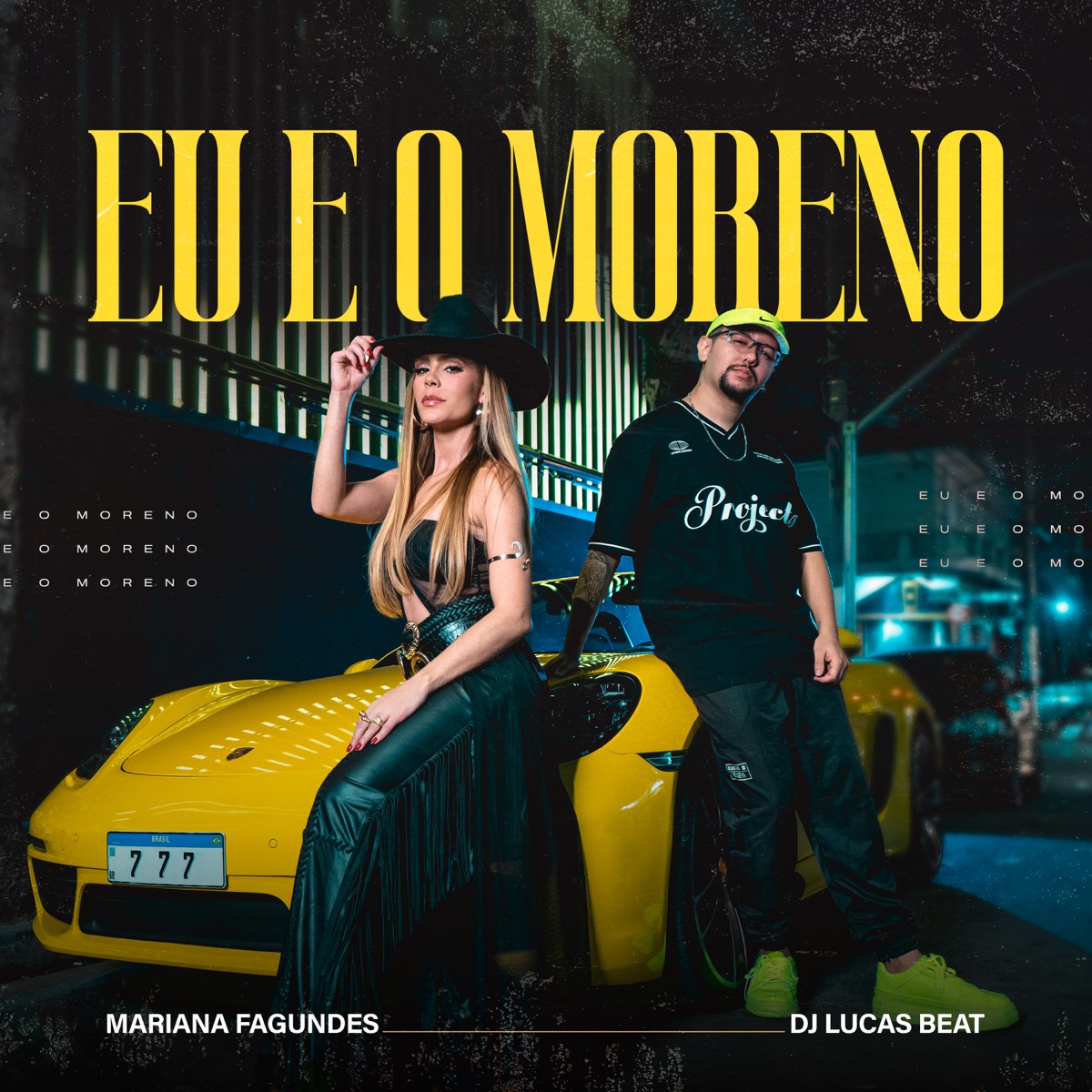 EU E O MORENO - Single by Mariana Fagundes & DJ Lucas Beat album cover