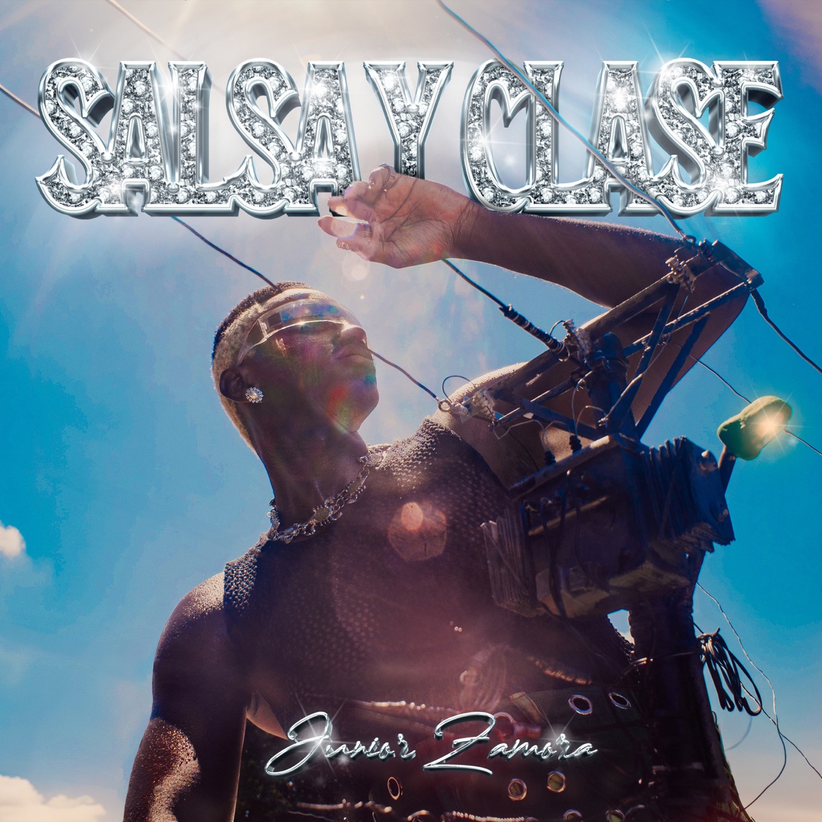 Salsa y Clase - Single by Junior Zamora album cover