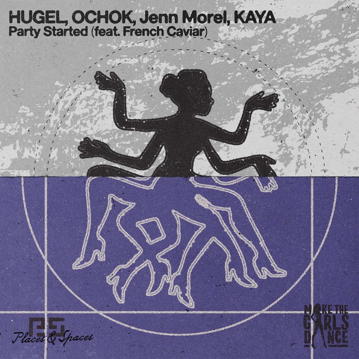 Party Started (feat. French Caviar) - Single by HUGEL, Ochok, Jenn Morel & KAYA album cover