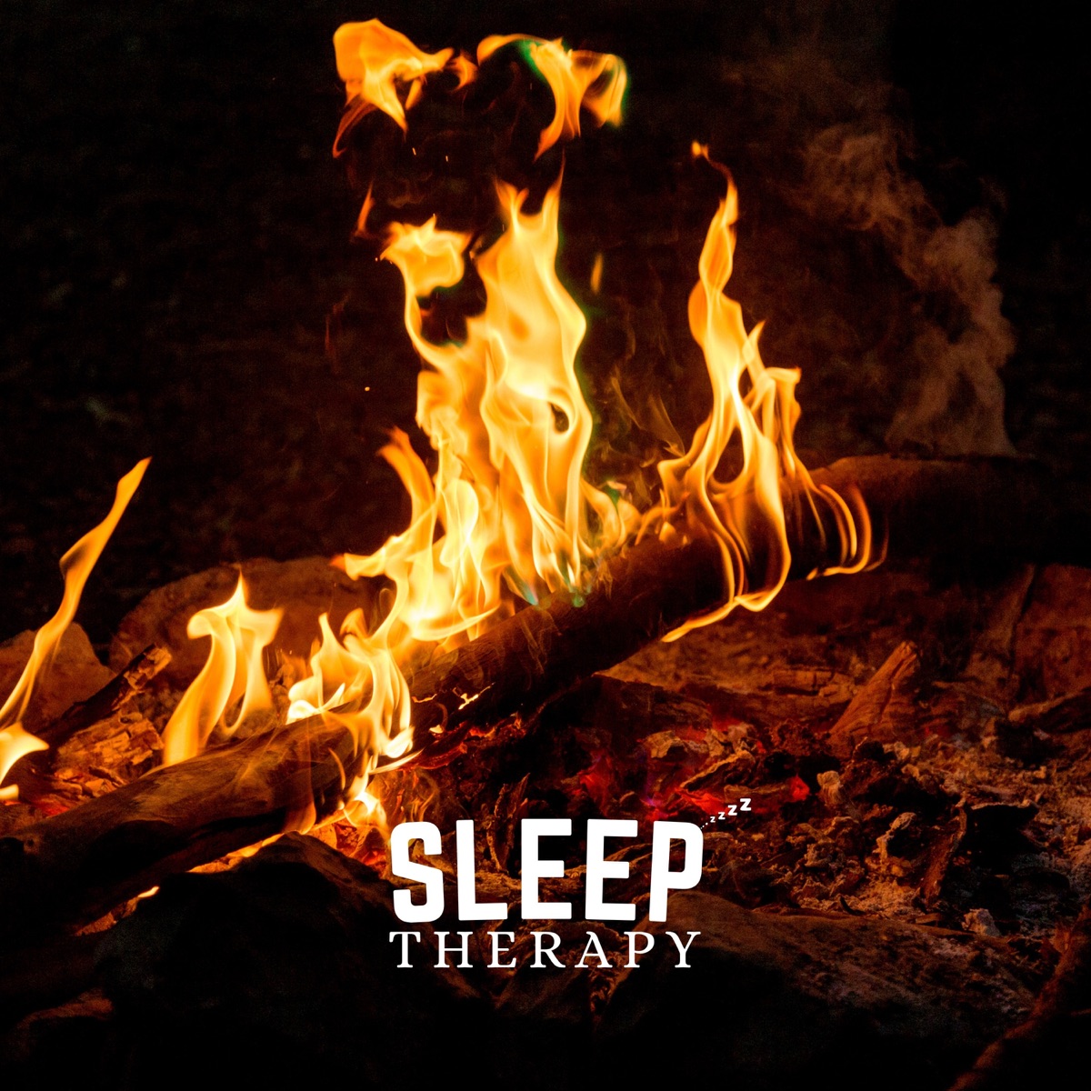 Fireplace Ambience – Cozy Crackling Fire for Sleep and Calm - Single by SleepTherapy album cover artwork