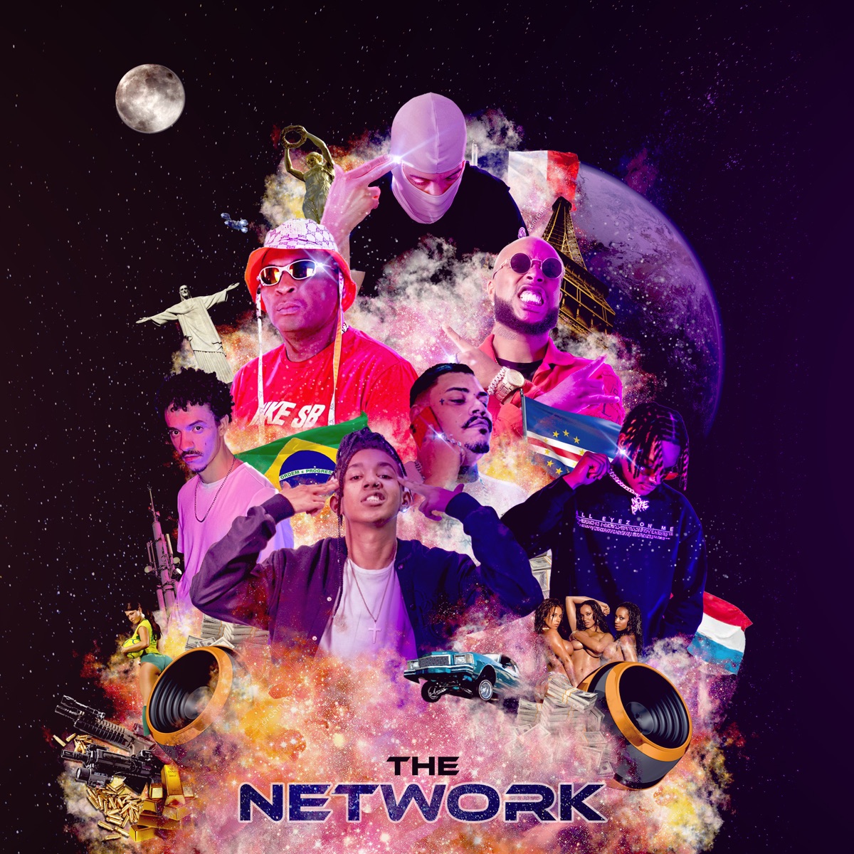 The Network (feat. ElBoy, Ay-Zo 45, Samy Sam Beats, D'Jo, Mohamed & DJ MOHAMED 22) - Single by Bezza, Mc Rd & RecordMusic album cover