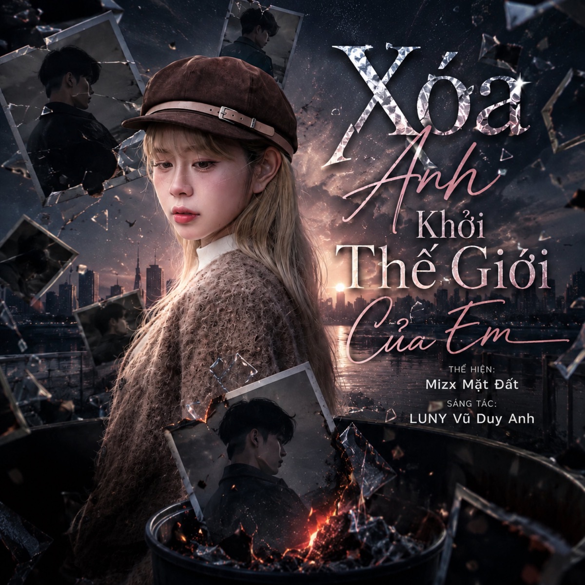 Xóa Anh Khỏi Thế Giới Của Em - Single by MinZ Mặt Đất album cover