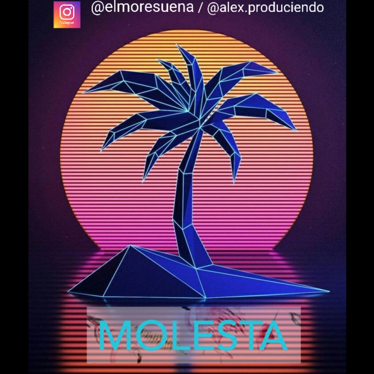 Molesta (feat. Alex produciendo) - Single by ELMORE21 album cover