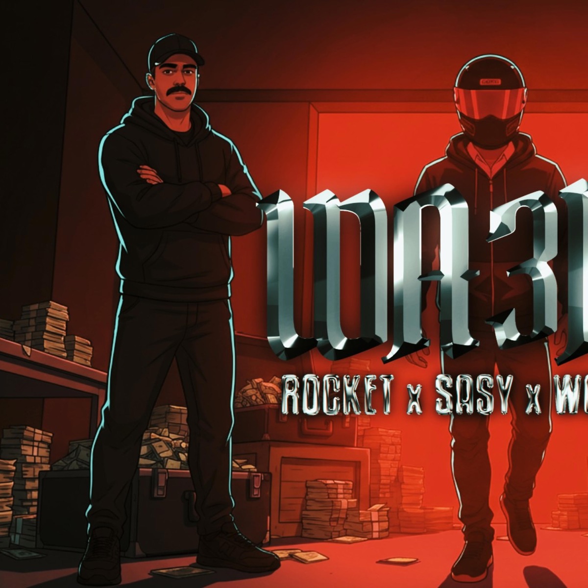 WA3RAA واعـره | ROCKET x SASY x WOLF PACK - Single by DDG'S album cover