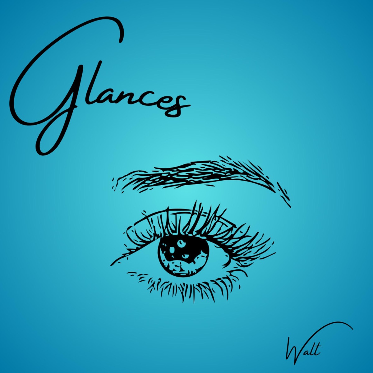 Glances - Single by Walt album cover