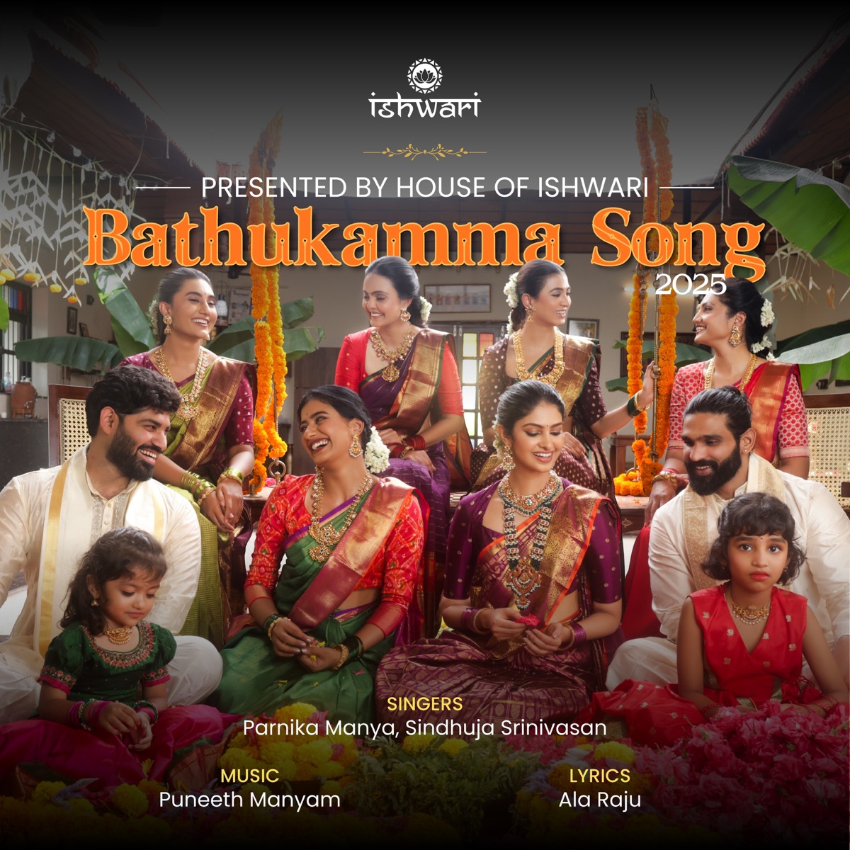Bathukamma Song (feat. Sindhuja Srinivasan) - Single by Parnika Manya album cover