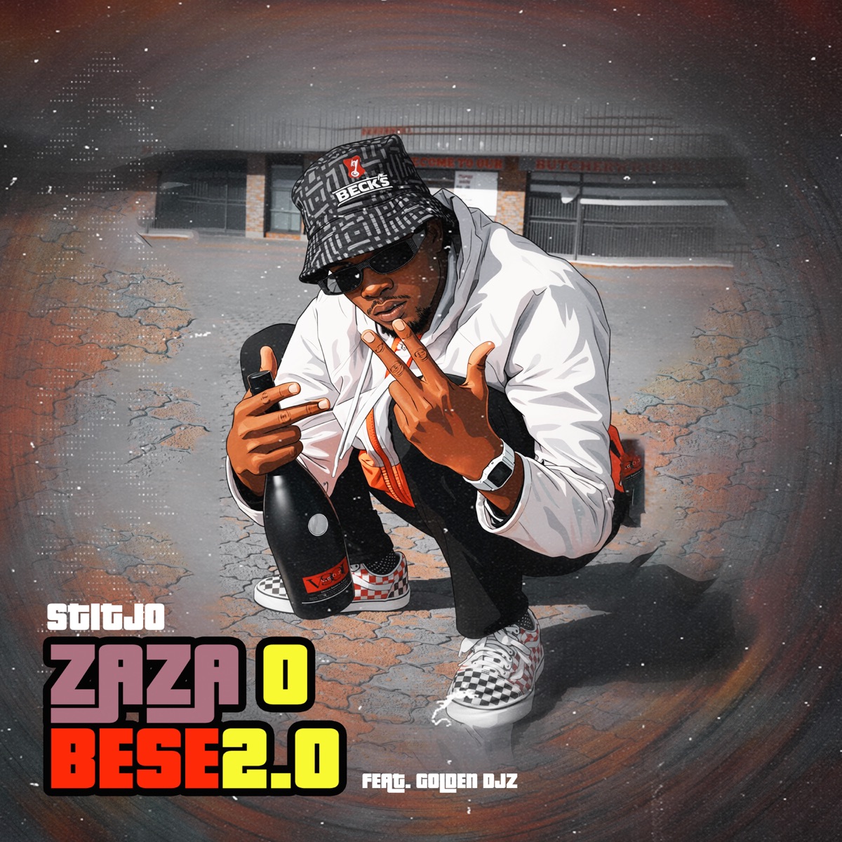Zaza O Bese 2.0 (feat. Golden DJz) - Single by Stitjo album cover