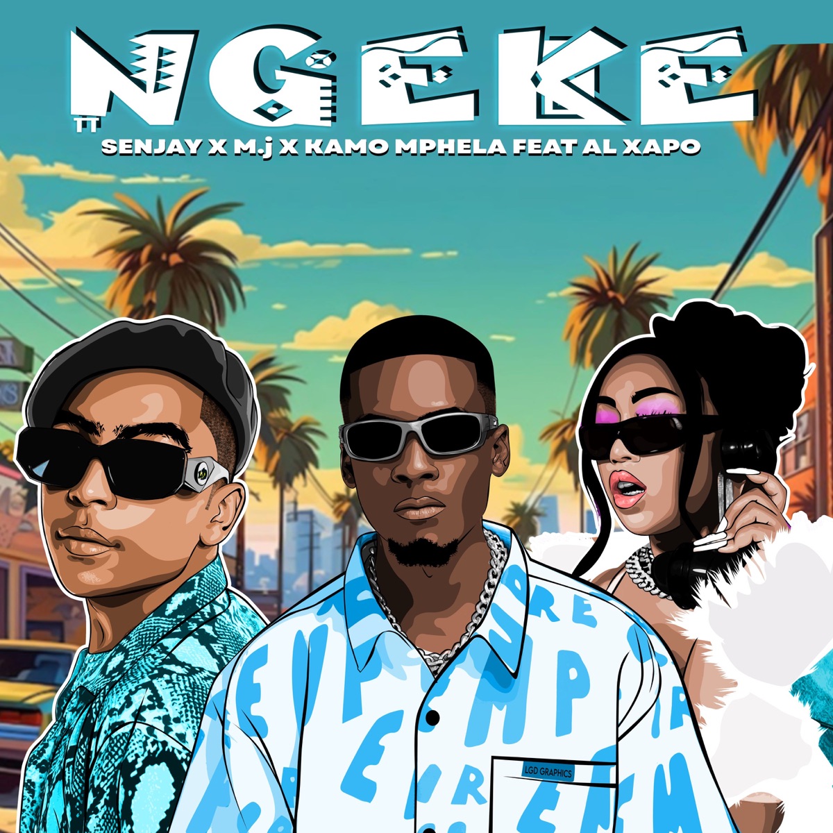Ngeke (feat. Al xapo) - Single by Senjay, M.J & Kamo Mphela album cover