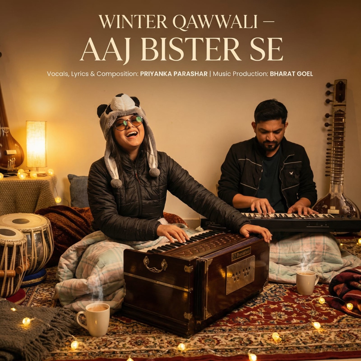Winter Qawwali - Aaj Bister Se - Single by Priyanka Parashar & Bharat Goel album cover