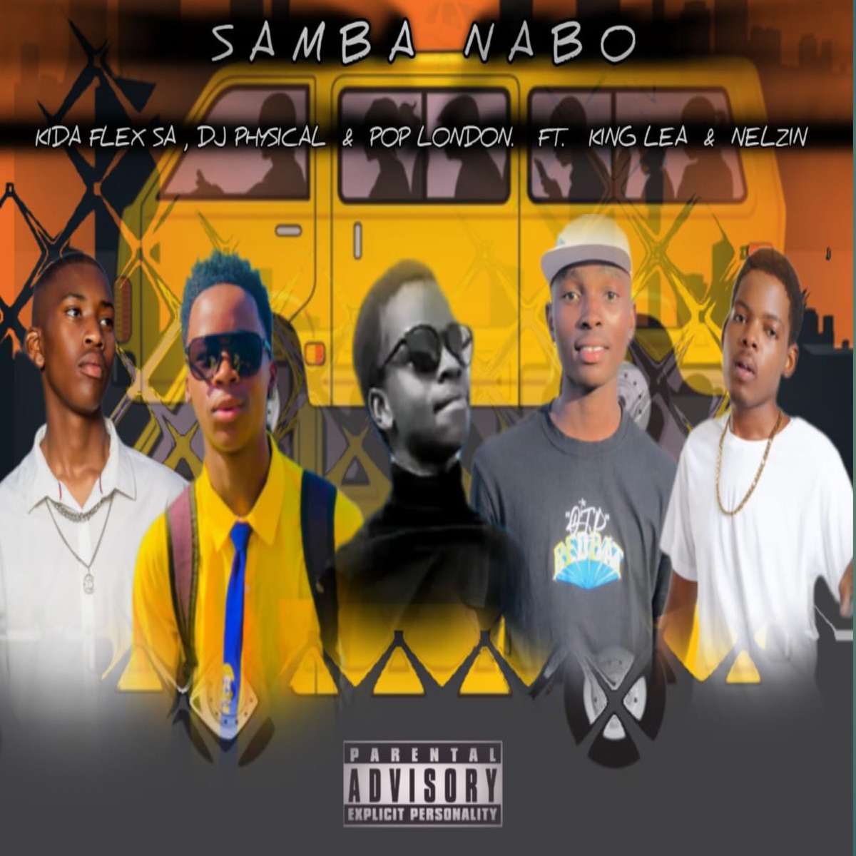 Samba nabo (feat. Nelzin rsa & King lea) - Single by KIDA FLEX SA, DJ Physical RSA & Pop London album cover