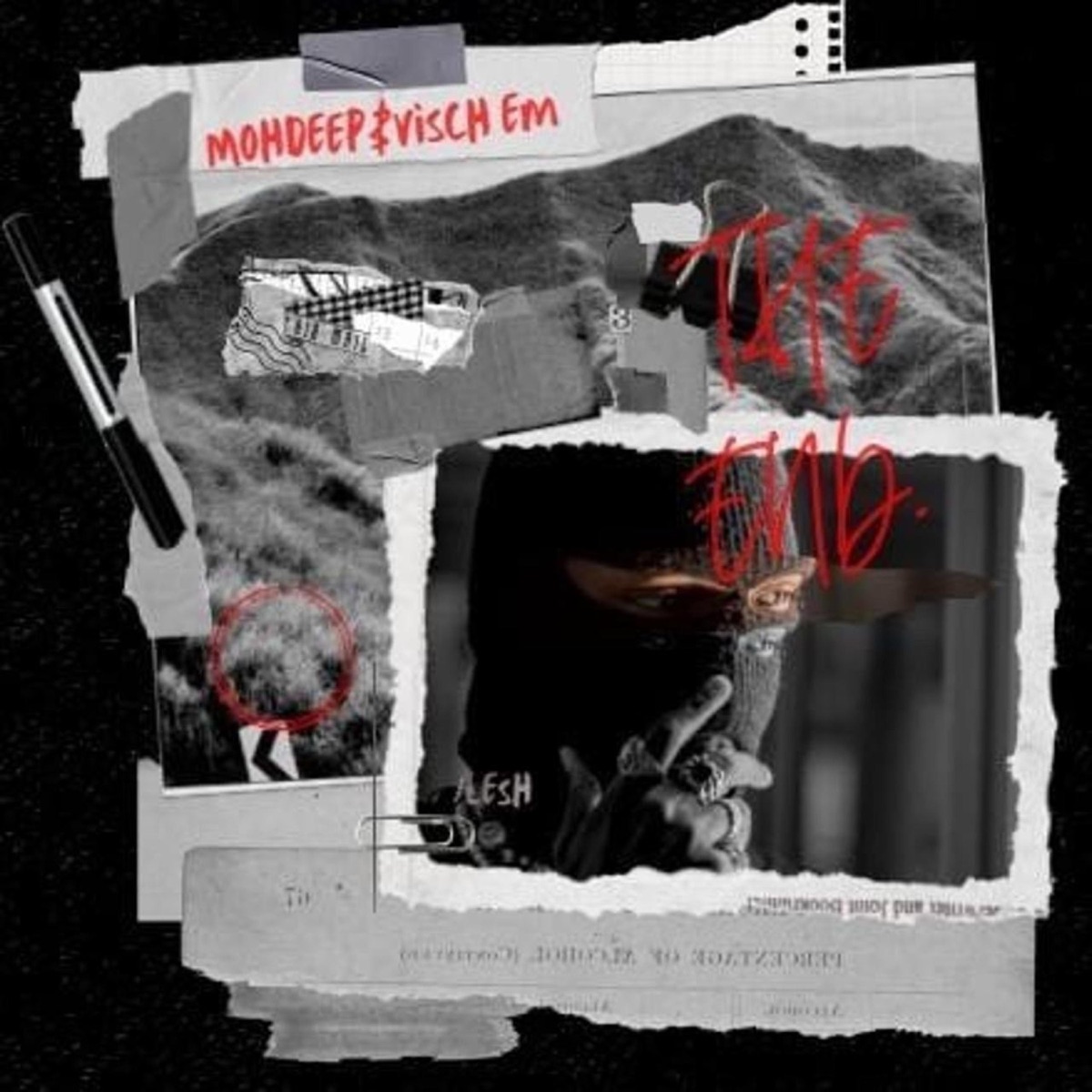 The End (feat. MohDeep) - Single by Visch EM album cover