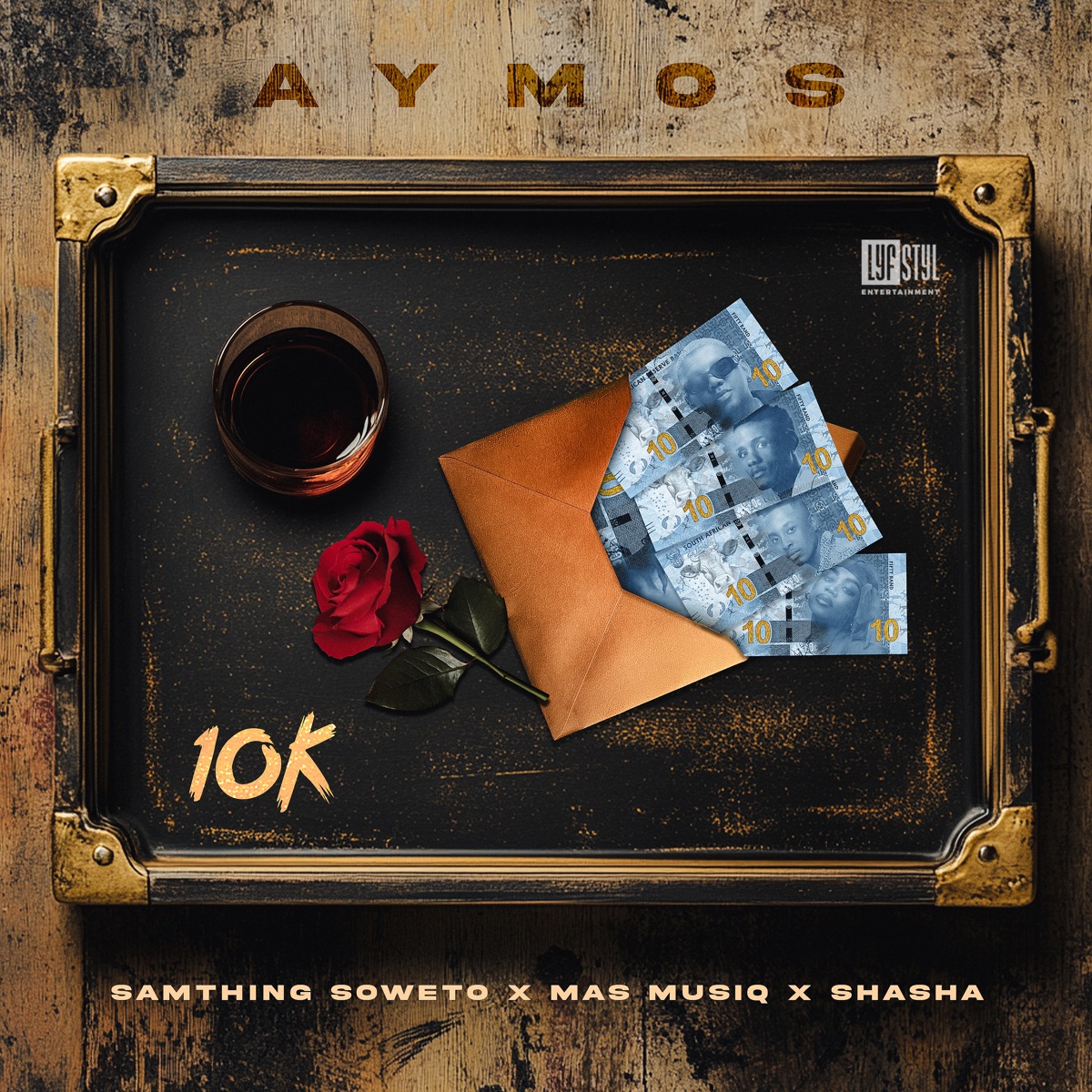 10K Yey'nkomo (feat. Sha Sha) - Single by Aymos, Mas Musiq & Samthing Soweto album cover