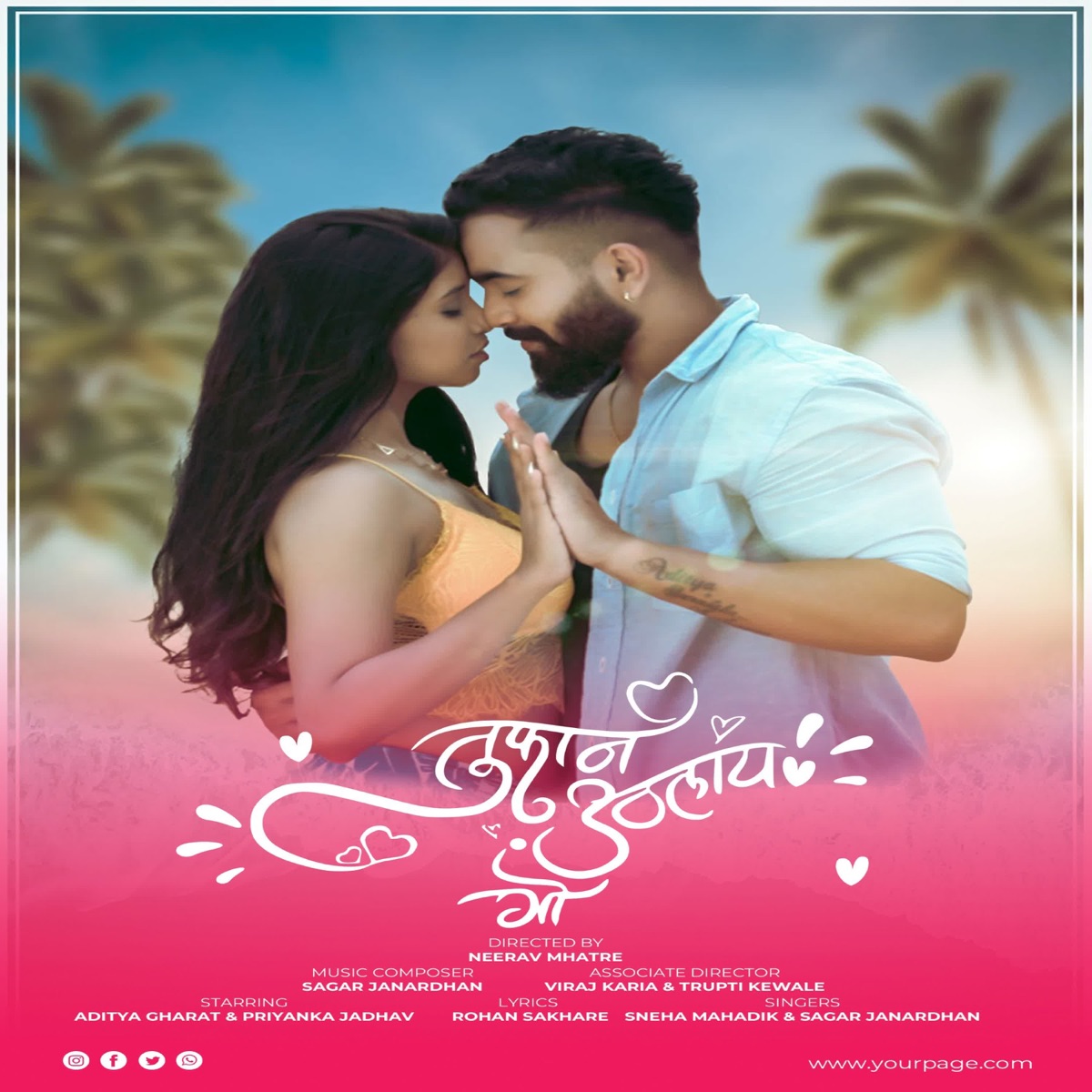 Tufan Uthlay Go - Single by Sneha Mahadik & Sagar Janardhan album cover