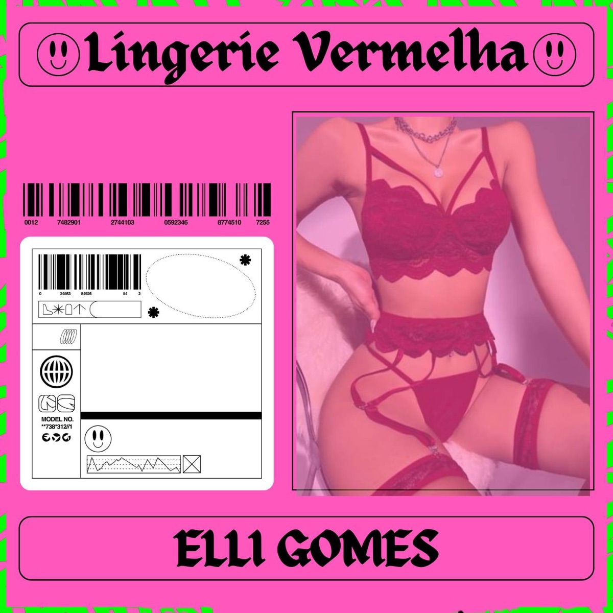 LINGERIE VERMELHA - Single by Elli Gomes & DJ Mendes album cover
