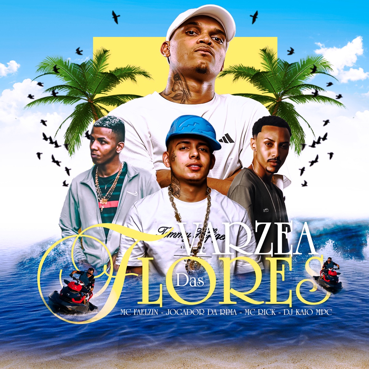 Várzea das flores - Single by DJ KAIO MPC, Mc Faelzin, Jogador da Rima & MC Rick album cover