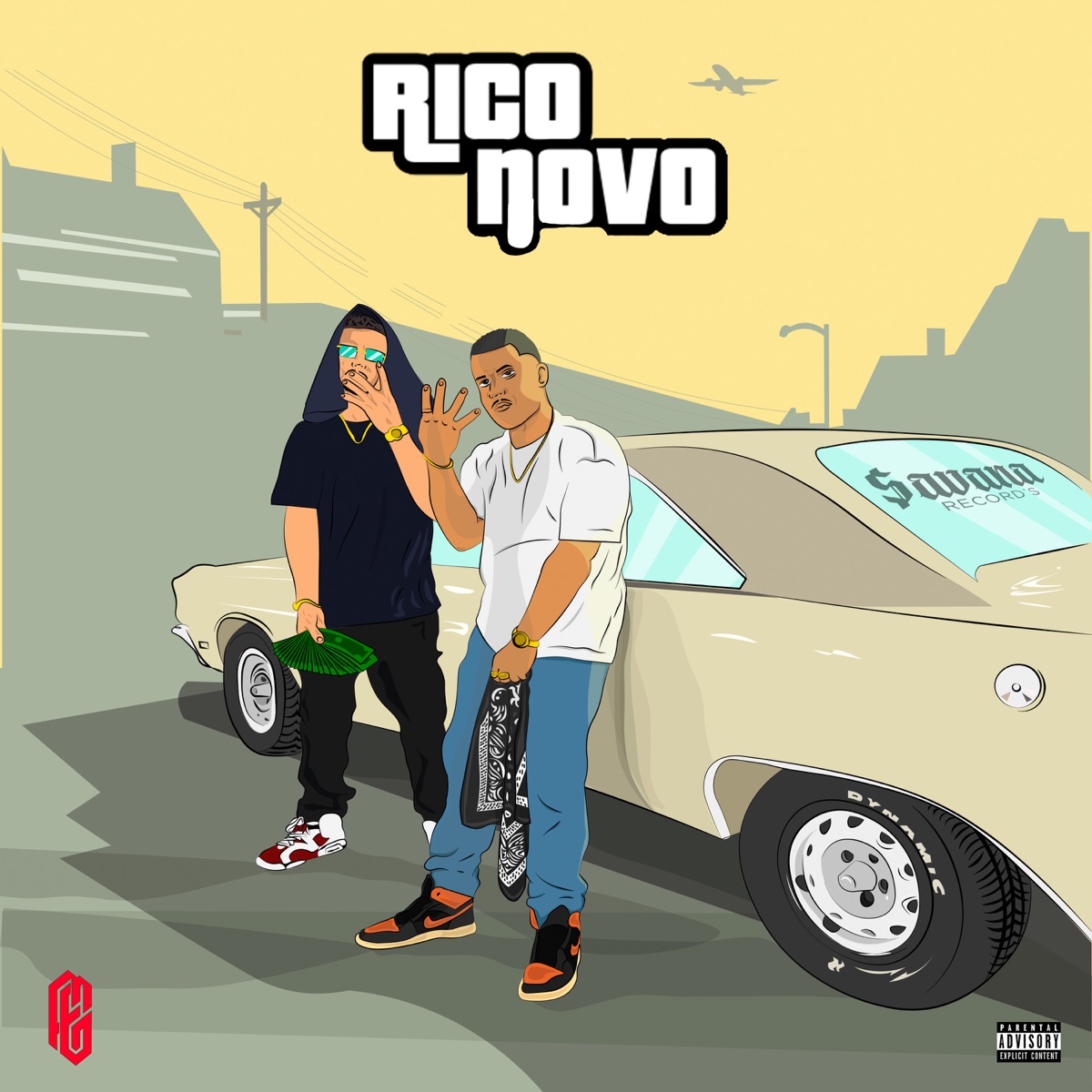 RICO NOVO - Single by LuckJay, Fayardi & Rod Paradise album cover