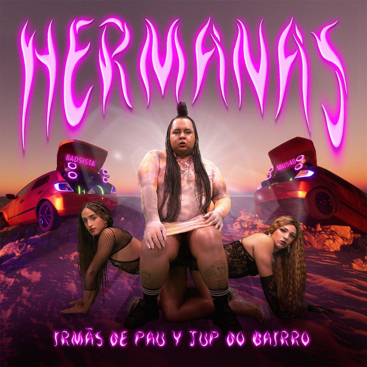 HERMANAS - Single by Irmãs de Pau & Jup do Bairro album cover