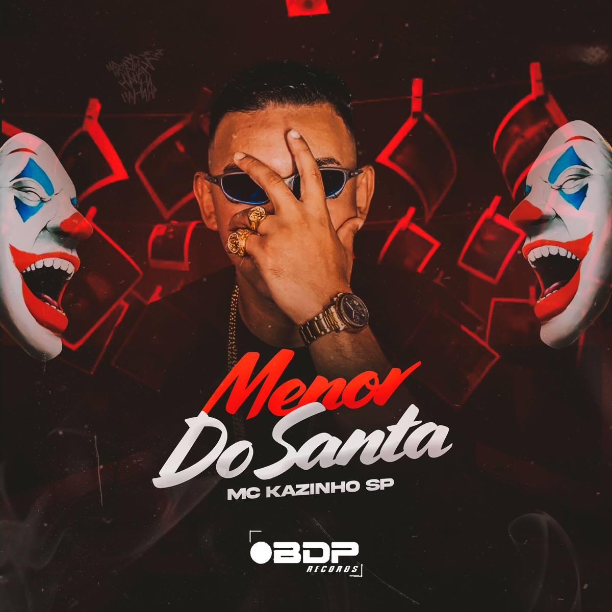 Menor do Santa - Single by Mc Kazinho Sp album cover