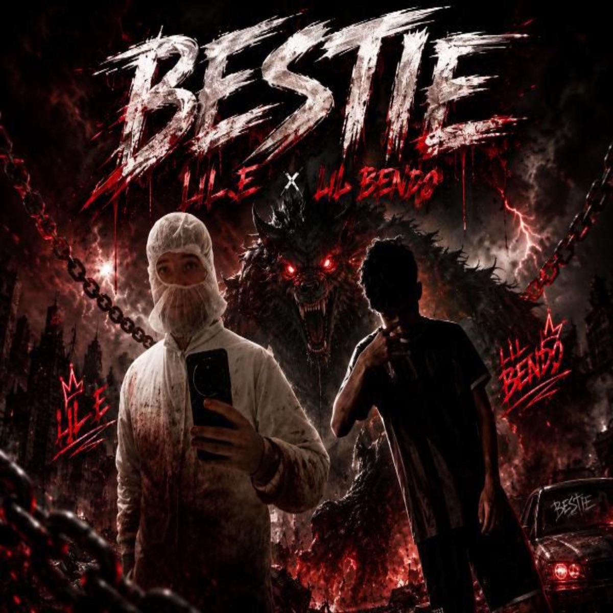 Bestie - Single by Lil Bendo, EU93N, Beckham Music & Dj Funks album cover