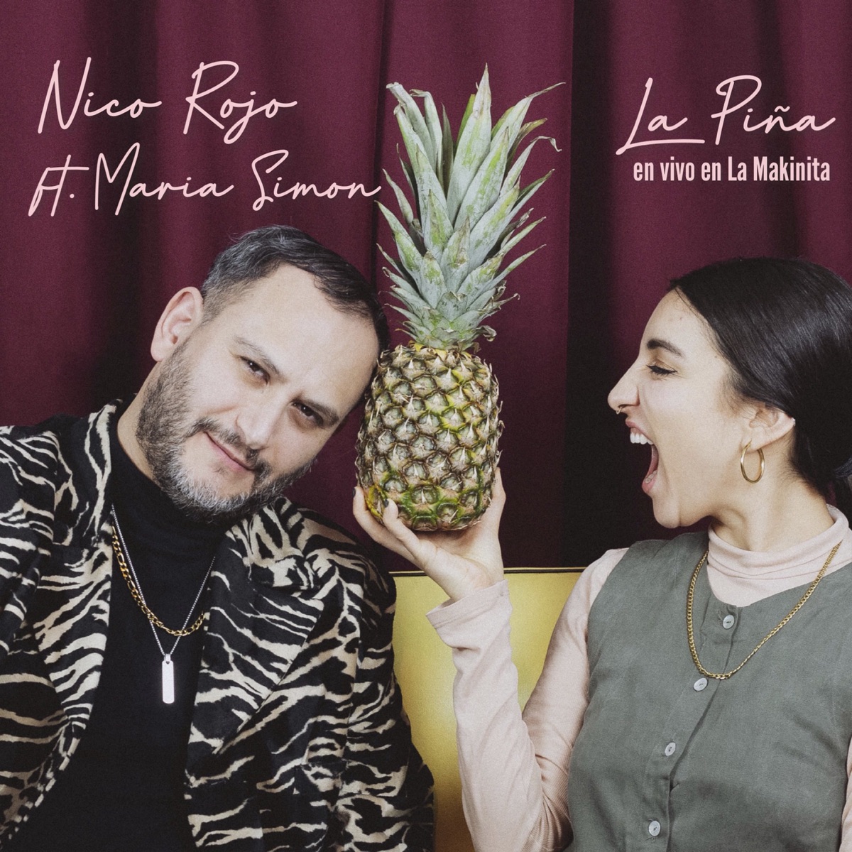 La Piña (feat. María Simon) [En Vivo en La Makinita] - Single by Nico Rojo album cover
