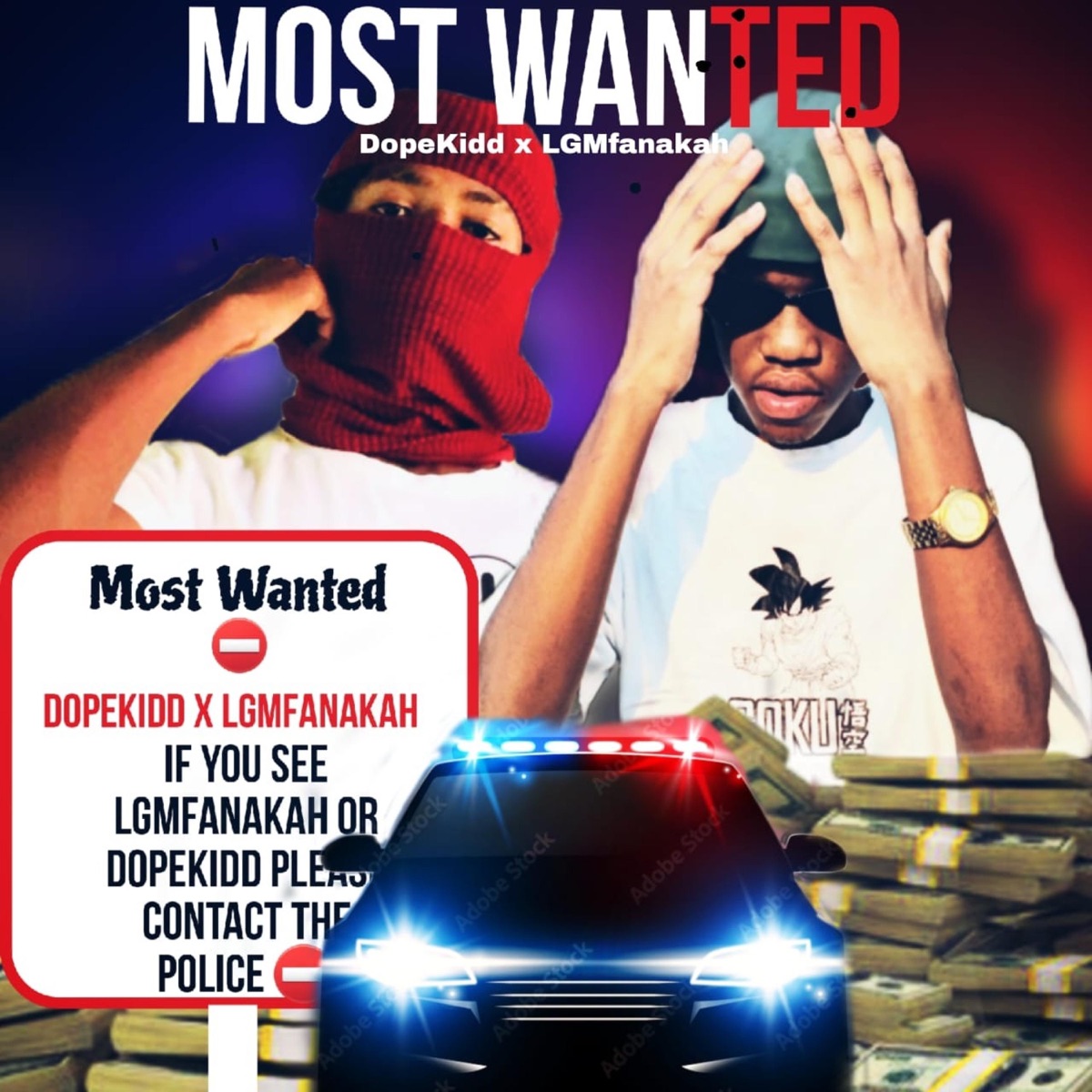 MOST WANTED (feat. DopeKidd) - Single by LGmfanakah album cover