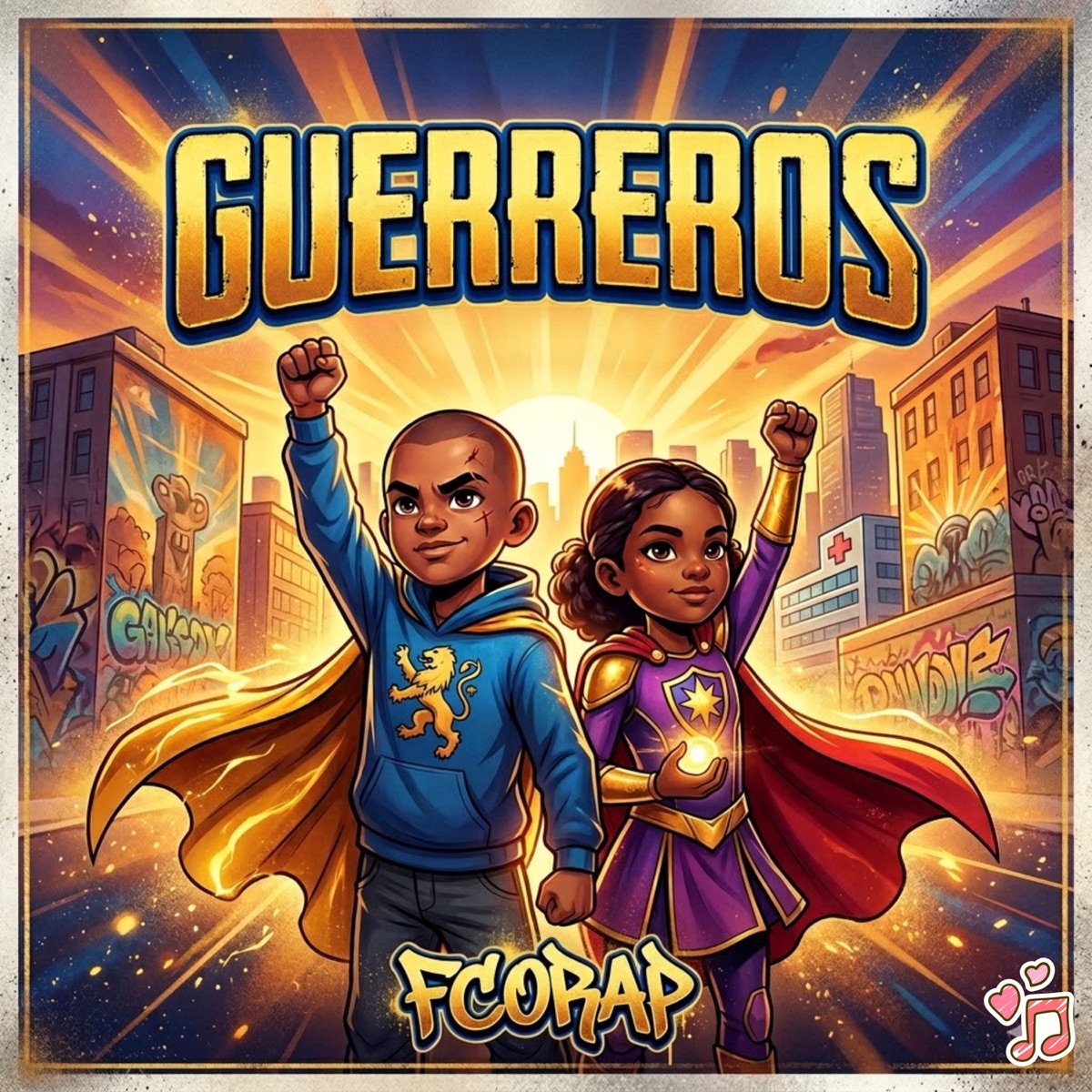 Guerreros (feat. FRANCISCO GONZALEZ SANTANA) - Single by FCORAP album cover