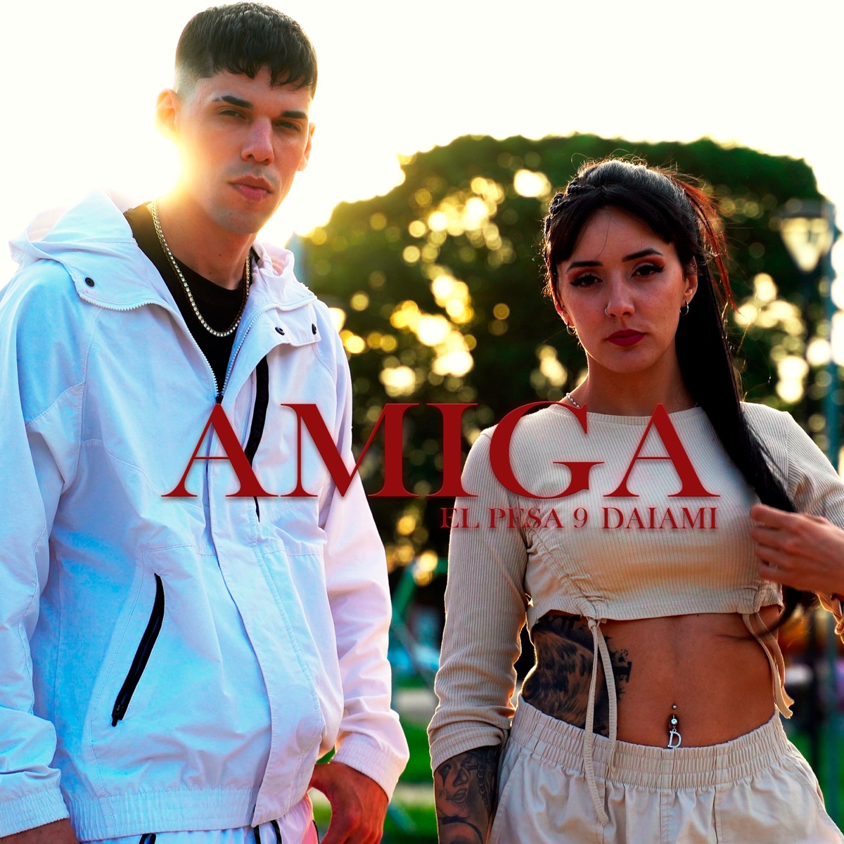 Amiga - Single by El Pesa 9 & Daiami album cover