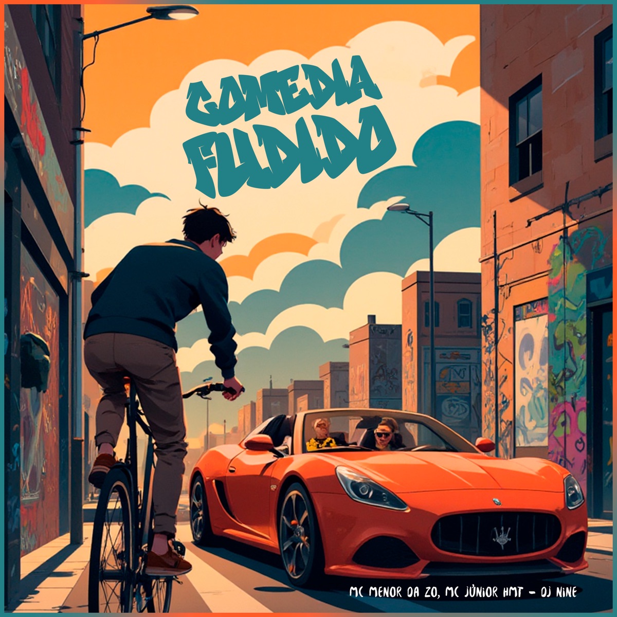 Comedia Fudido - Single by Mc Menor da ZO, MC Júnior HMT & Dj Nine album cover