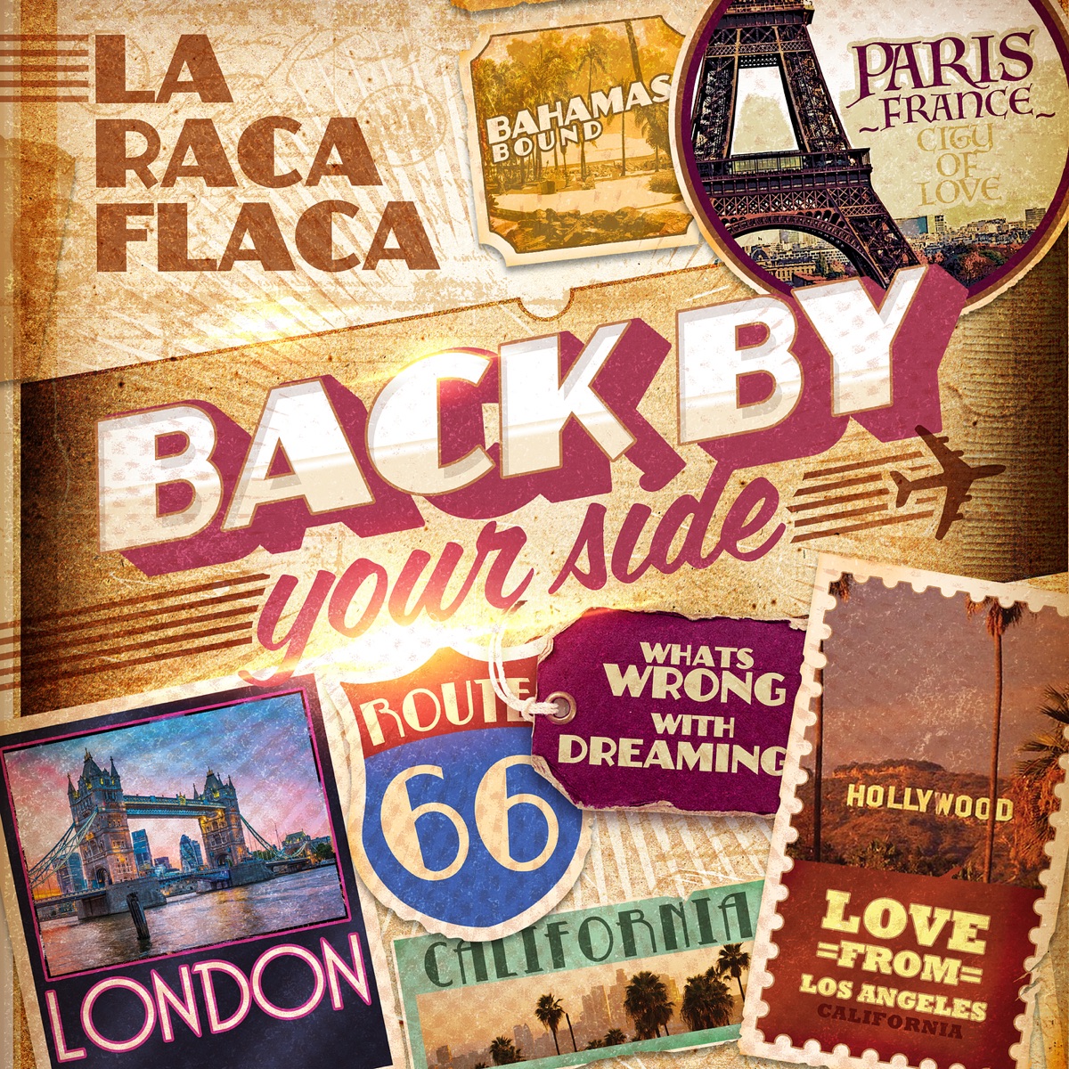 Back by Your Side - Single by La Raca Flaca album cover