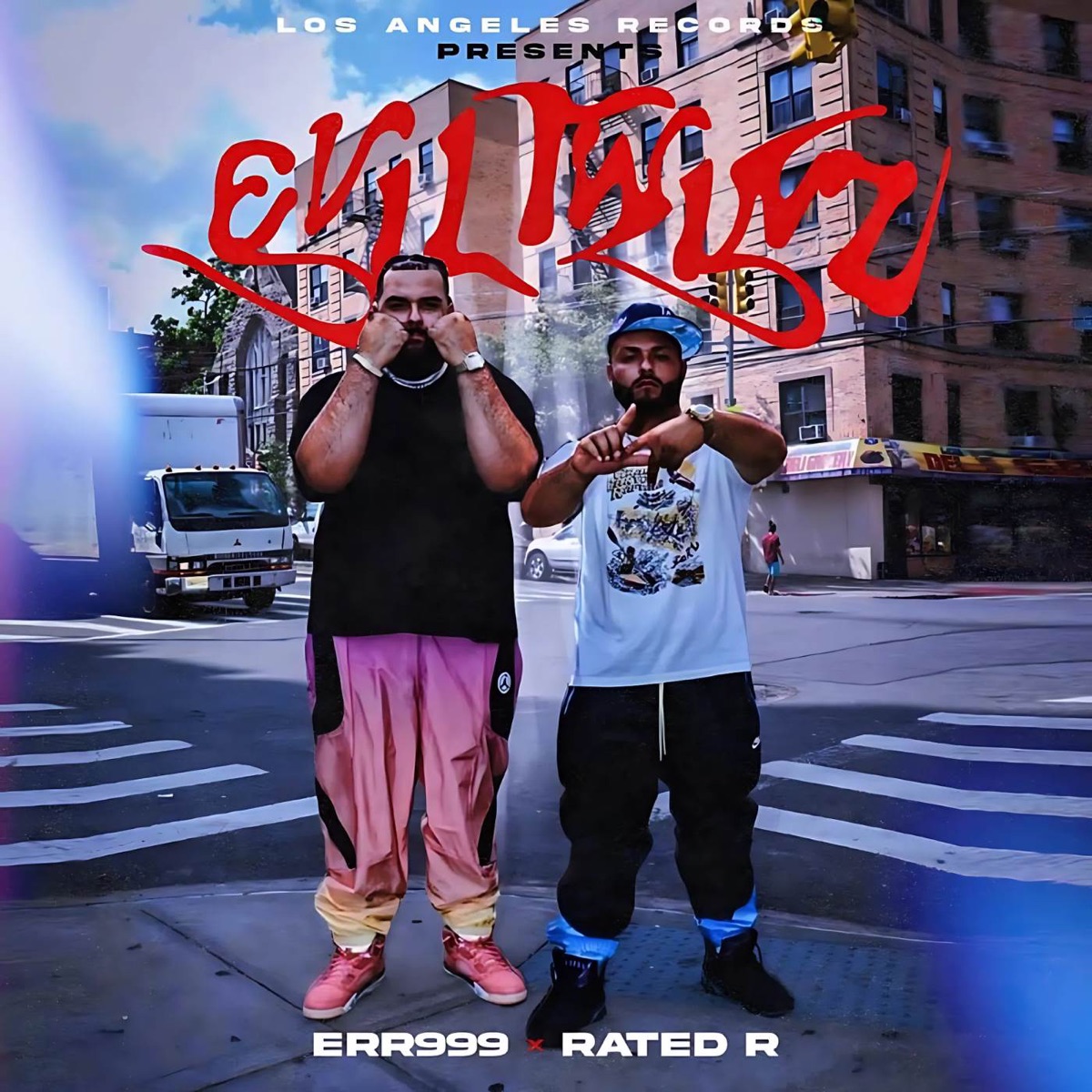 EVIL TWINZ - Single by NUEVE & RatedR album cover