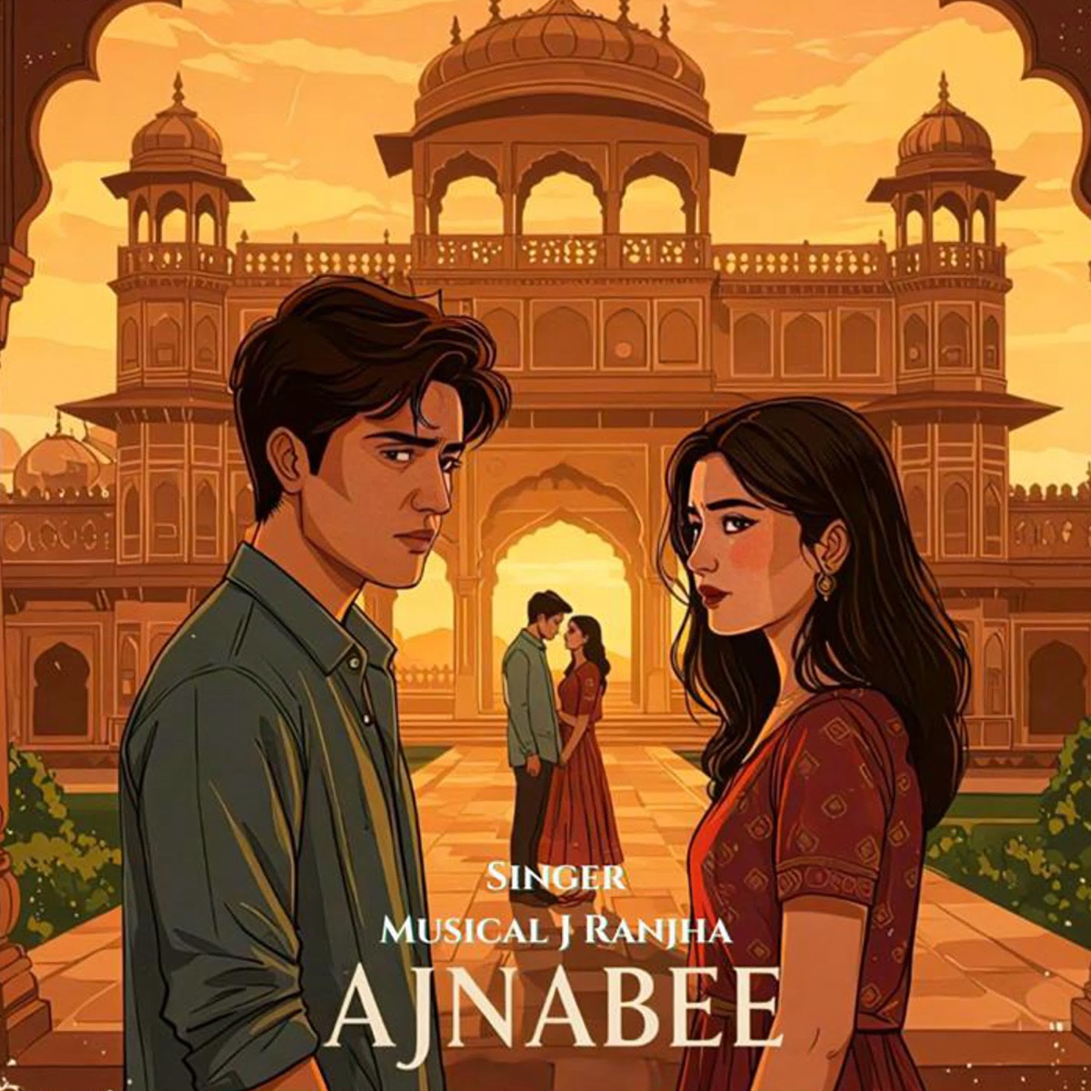 Ajnabee - Single by Musical J Ranjha album cover