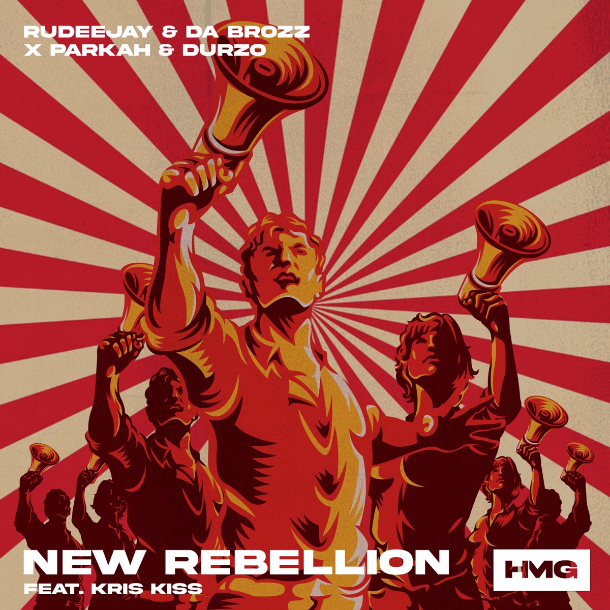 New Rebellion (feat. Kris Kiss) - Single by Rudeejay, Da Brozz & PARKAH & DURZO album cover
