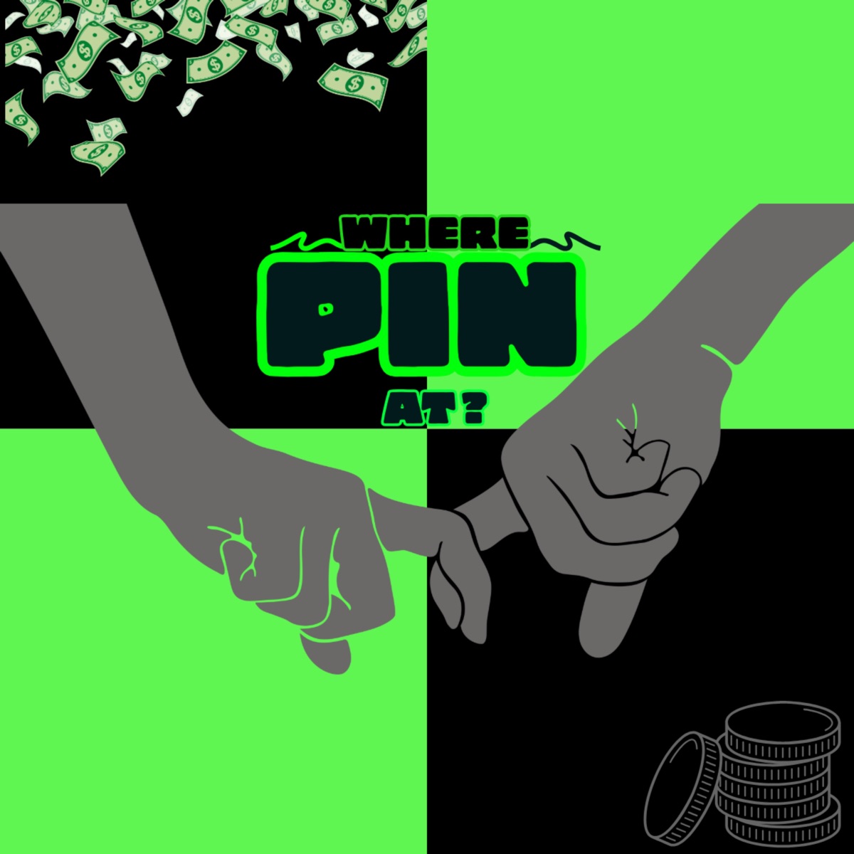 Where Pin at? - Single by WILLIAM NTK, Lucci Goonx & COZYBO11 album cover