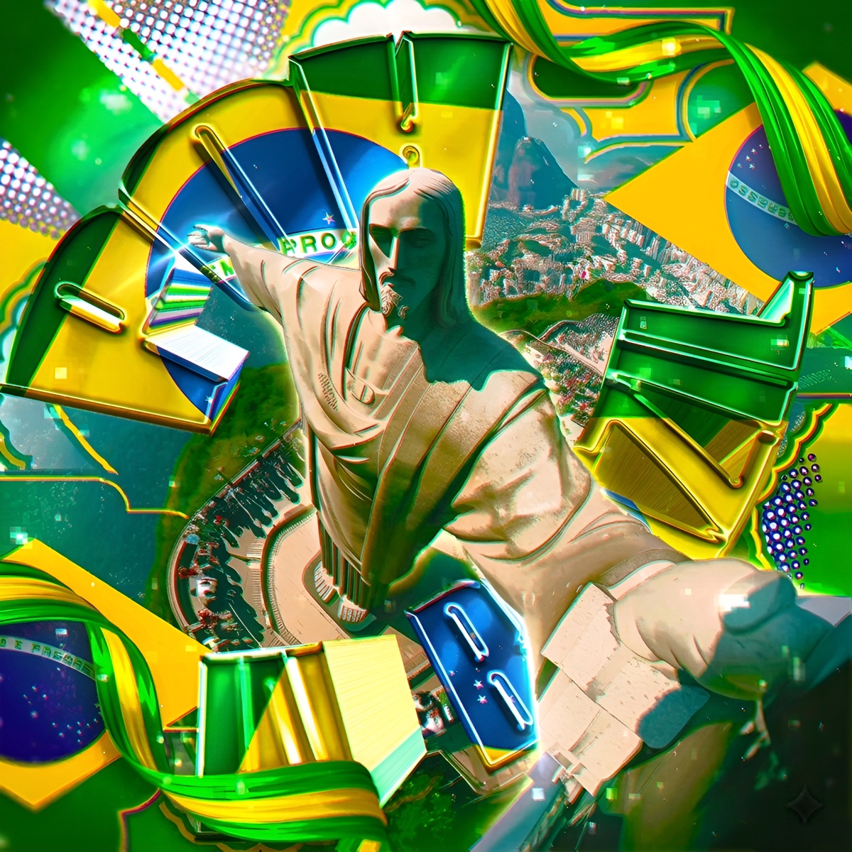 POU IN BRAZIL - EP by VHM4D, Akrai, KIXIA & Mc Gw album cover