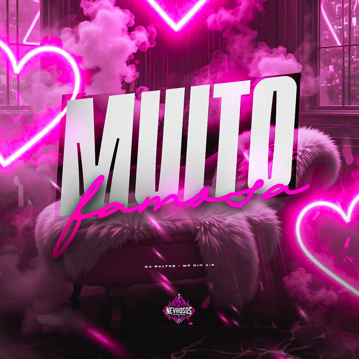 Muito Famosa - Single by Dj Walter & Mc Dih J-E album cover