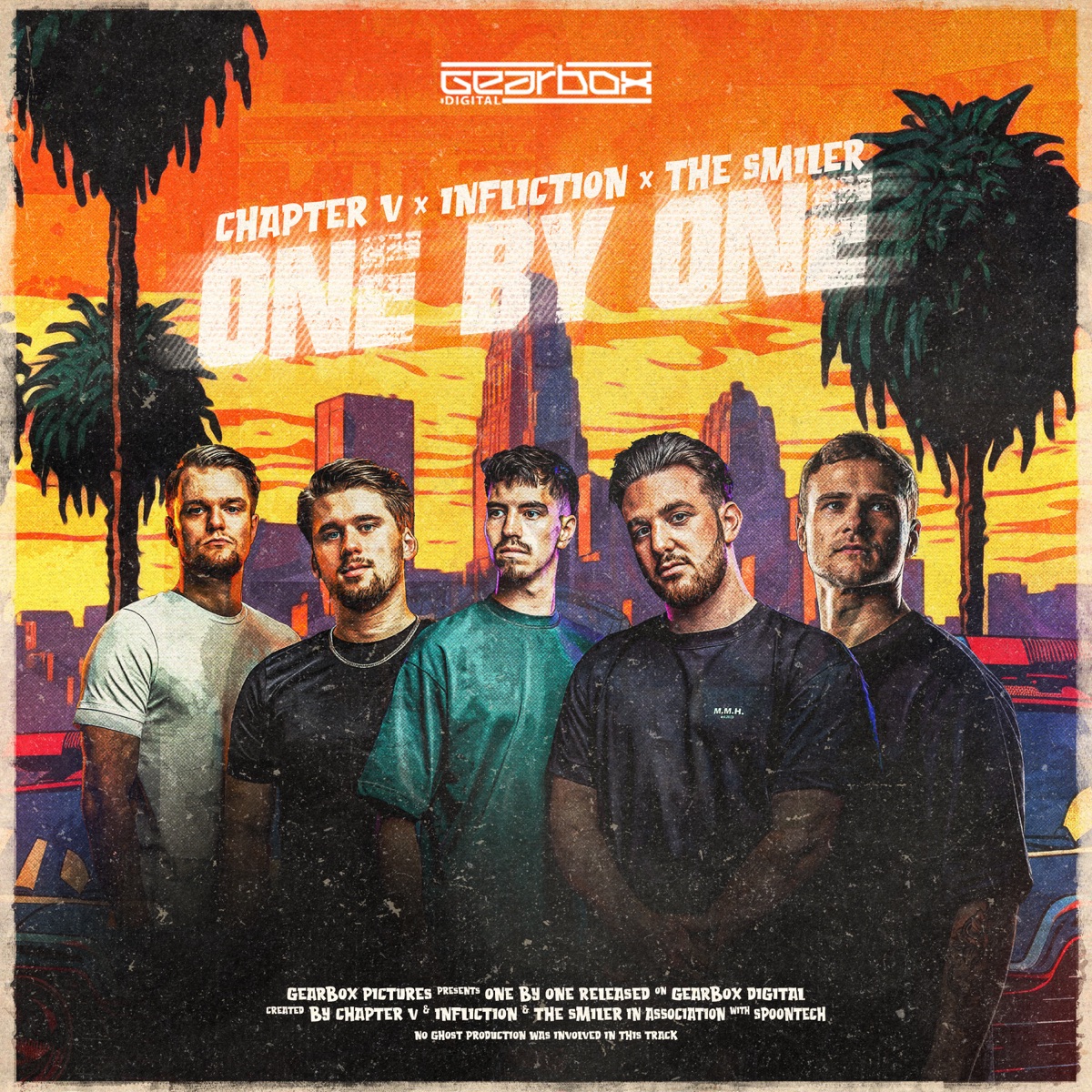 One By One - Single by Chapter V, Infliction & The Smiler album cover