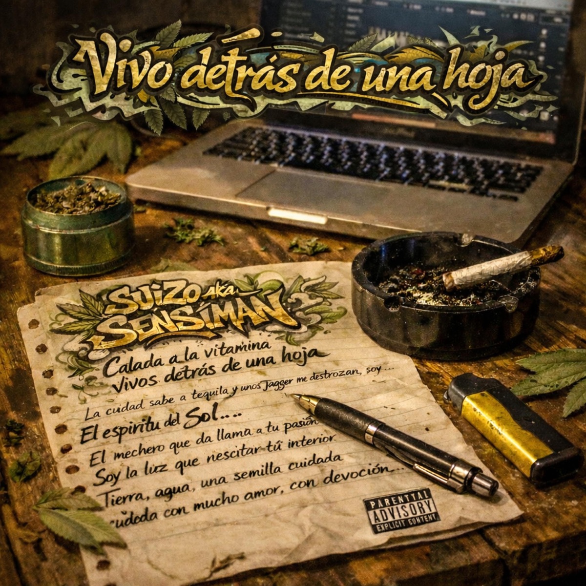 Vivo detrás de una hoja - Single by Suizo aka SenSiMaN album cover