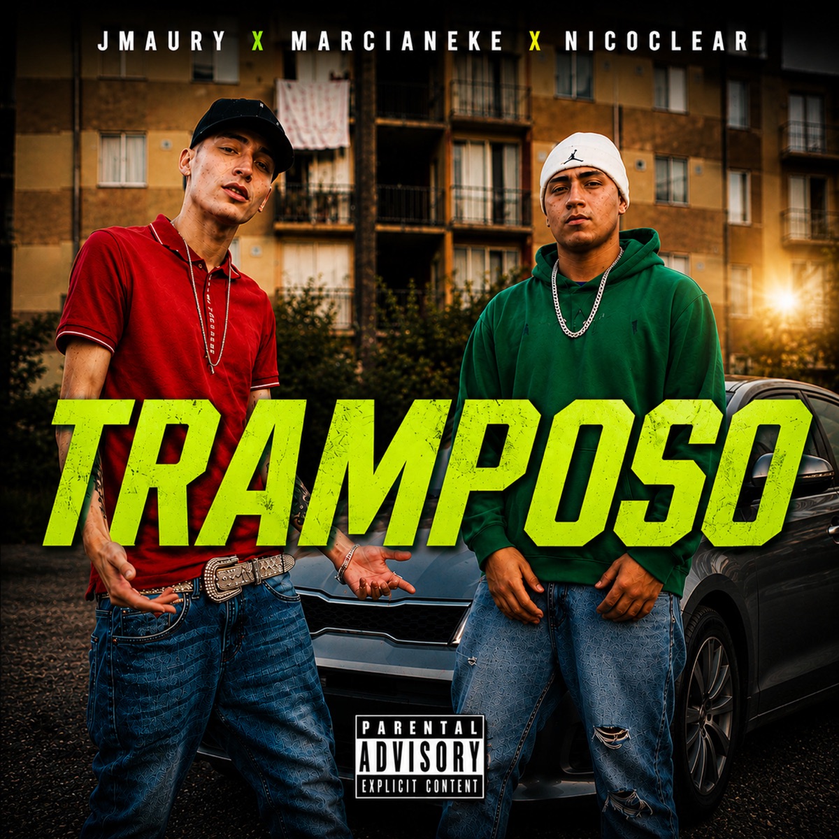 TRAMPOSO - Single by Jmaury, Marcianeke & NicoClear album cover