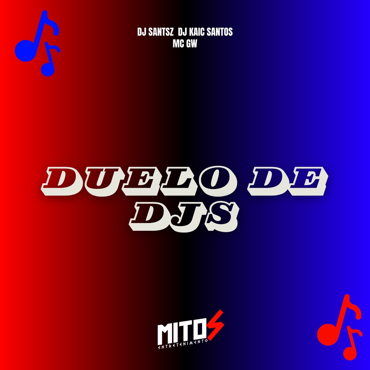 DUELO DE DJS - Single by DJ SANTSZ, Mc Gw & DJ KAIC SANTOS album cover