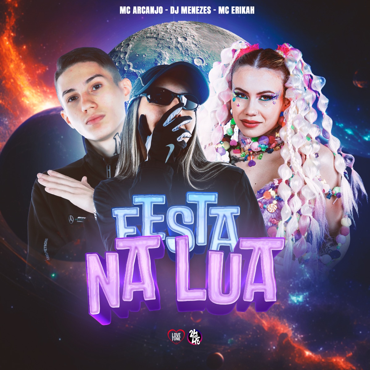 Festa na Lua - Single by Mc Erikah, Mc Arcanjo & DJ Menezes album cover