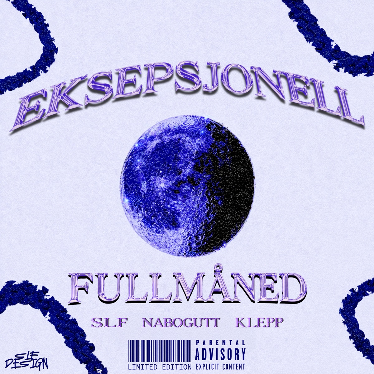 Eksepsjonell (Fullmåned) - Single by SLF, nabogutt & Klepp album cover