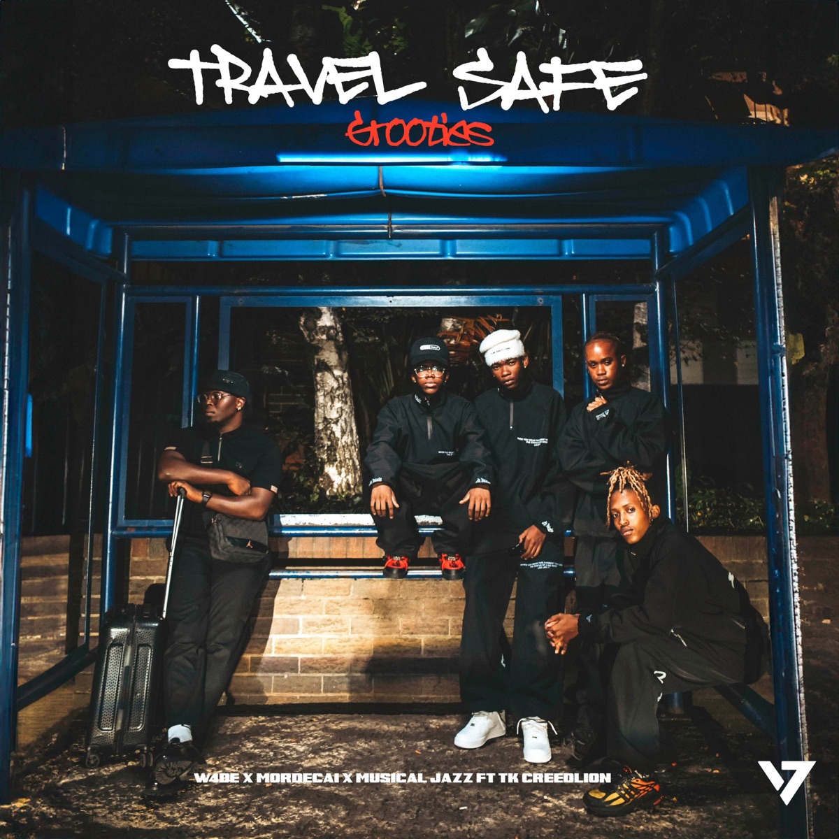 Travel Safe Grooties (feat. Tkcreedlion) - Single by W4DE, Musical Jazz & Mordecai album cover