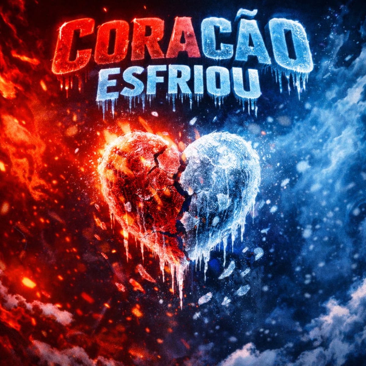 (Coração Esfriou) - Single by MC Dim do BDC, MC Fabrício SP, GUINO & Dj Gui No Beat album cover