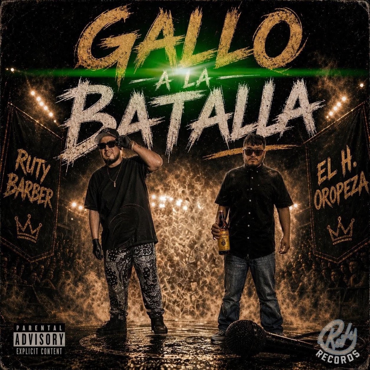 Gallo a la batalla (feat. El H Oropeza) - Single by Ruty barber album cover