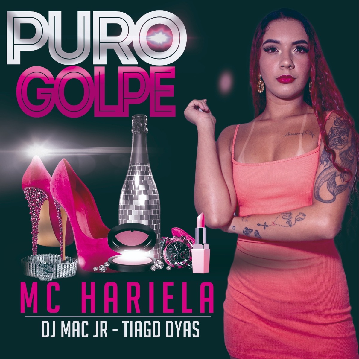 Puro Golpe - Single by Mc Hariela, Tiago Dyas & Dj Mac Jr album cover