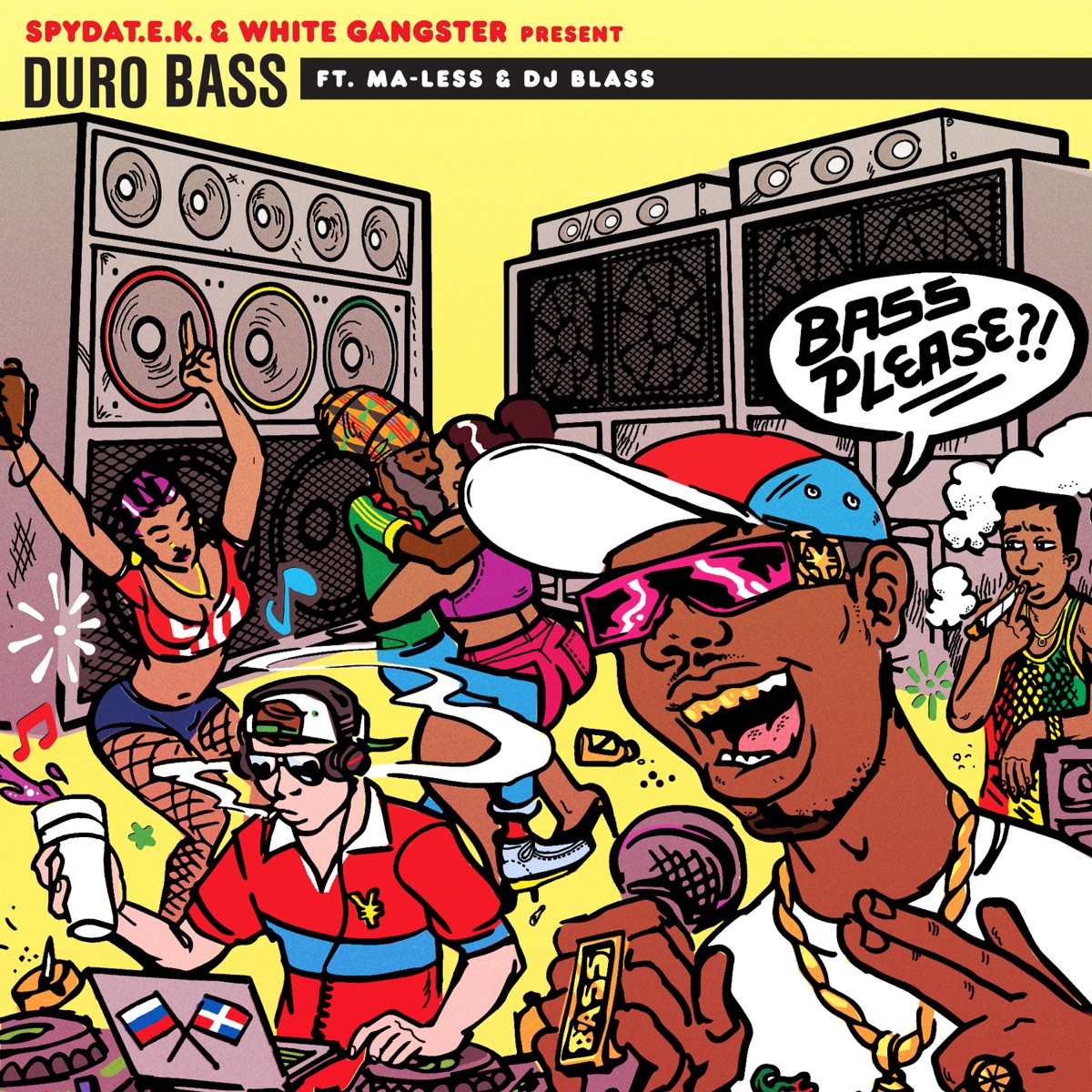 Duro Bass (feat. Ma-Less & DJ Blass) - Single by SpydaT.E.K. & White Gangster album cover