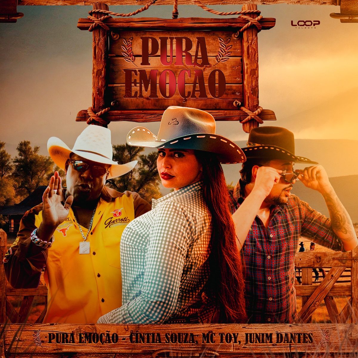 Pura Emoção - Single by Cintia Souza, Mc Toy & Junim Dantes album cover