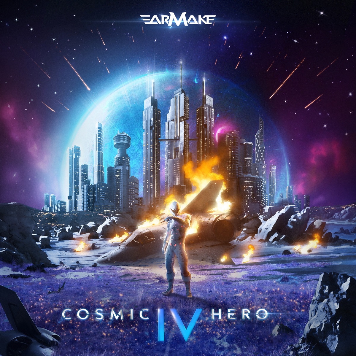 Cosmic Hero 4 by Earmake album cover