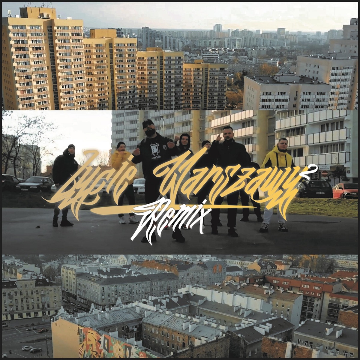 Życie Warszawy 2 [feat. KSIĄŻE KAPOTA, Łapa, Dister, RAU, OloSolo, Czerwin TWM, Frosti, Lewy BRD, Berson, plus, Żaku PPS, DJ Kebs] [Official Remix] - Single by Hemp Gru album cover